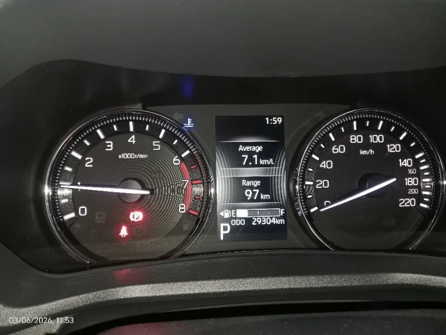 Foto Mobil Bekas Odometer Toyota Avanza 1.5 G tahun 2024