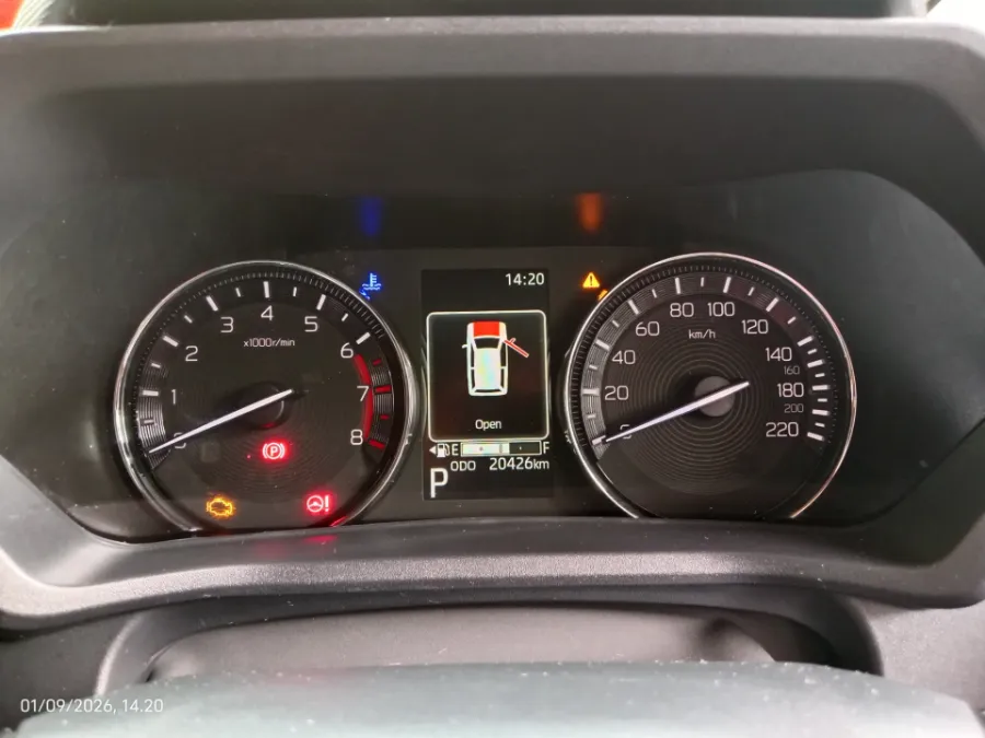 Foto Mobil Bekas Odometer Toyota Avanza 1.5 G tahun 2024