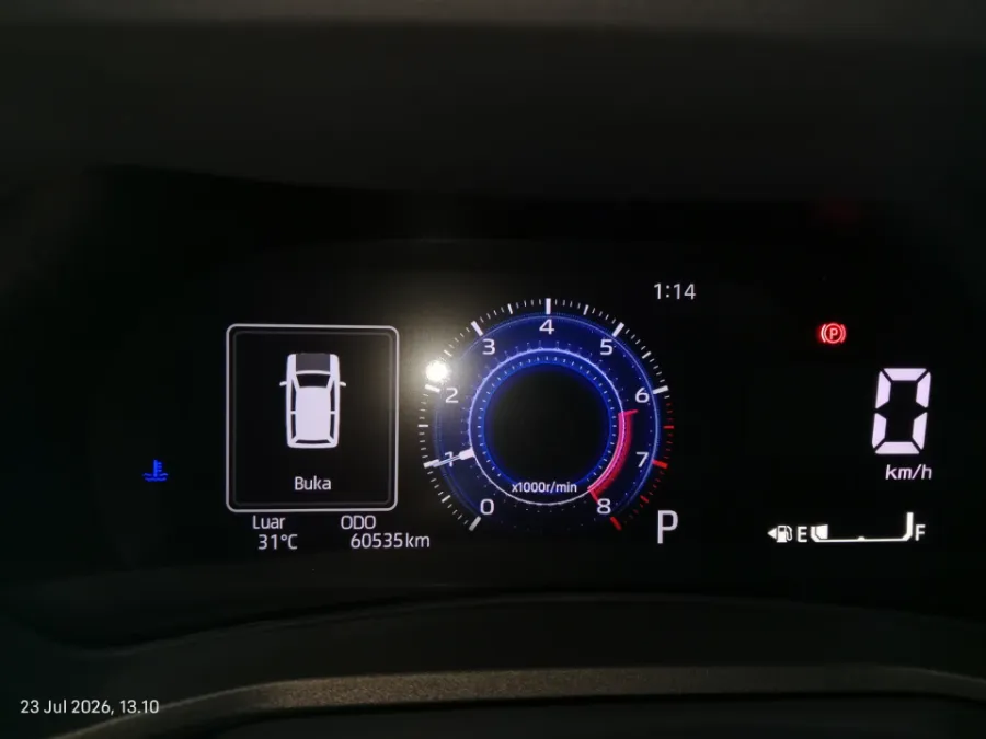 Foto Mobil Bekas Odometer Toyota Avanza 1.5 Veloz tahun 2023