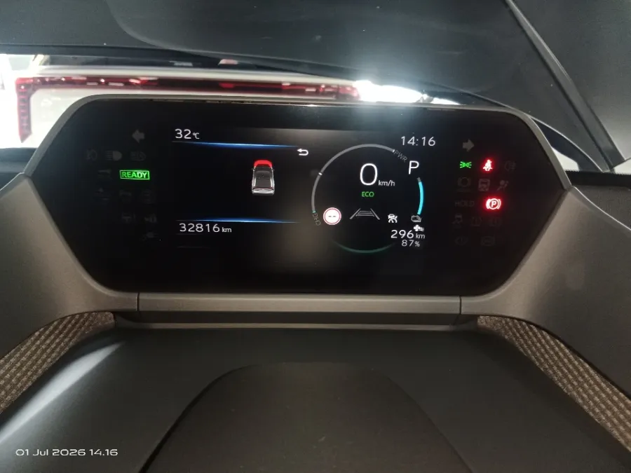 Foto Mobil Bekas Odometer Toyota BZ4X Mono Tone tahun 2023