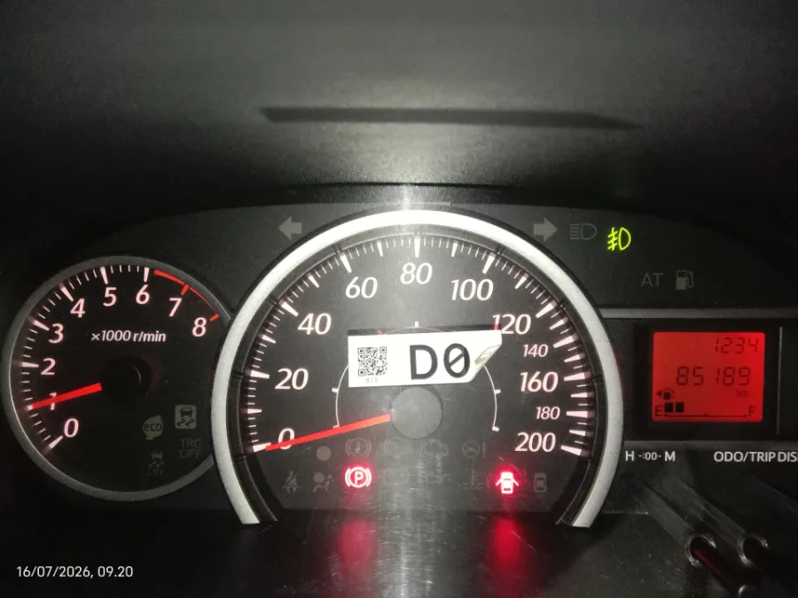 Foto Mobil Bekas Odometer Toyota Calya 1.2 G tahun 2018