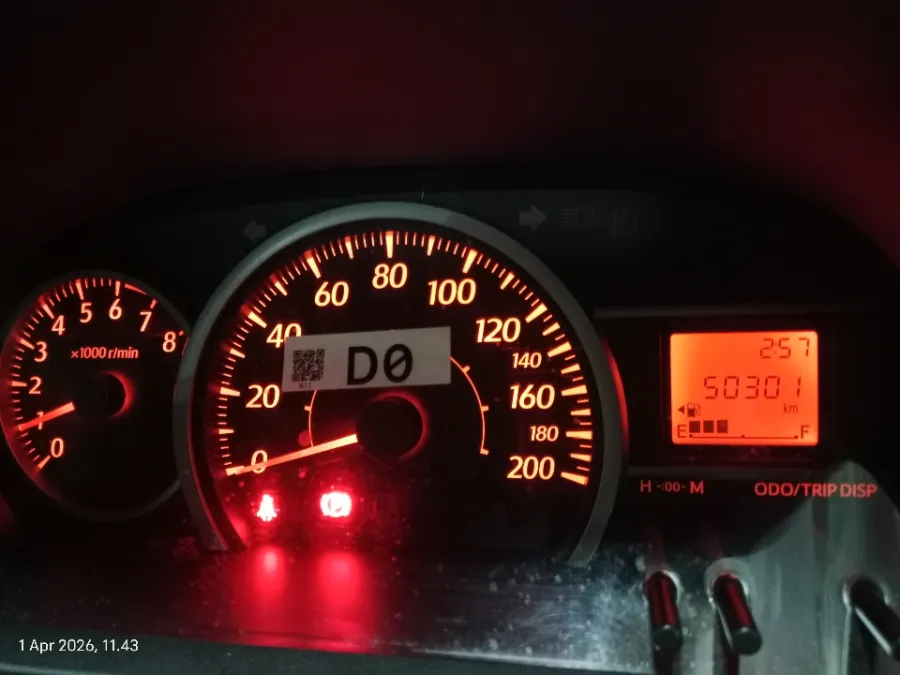 Foto Mobil Bekas Odometer Toyota Calya 1.2 G tahun 2018