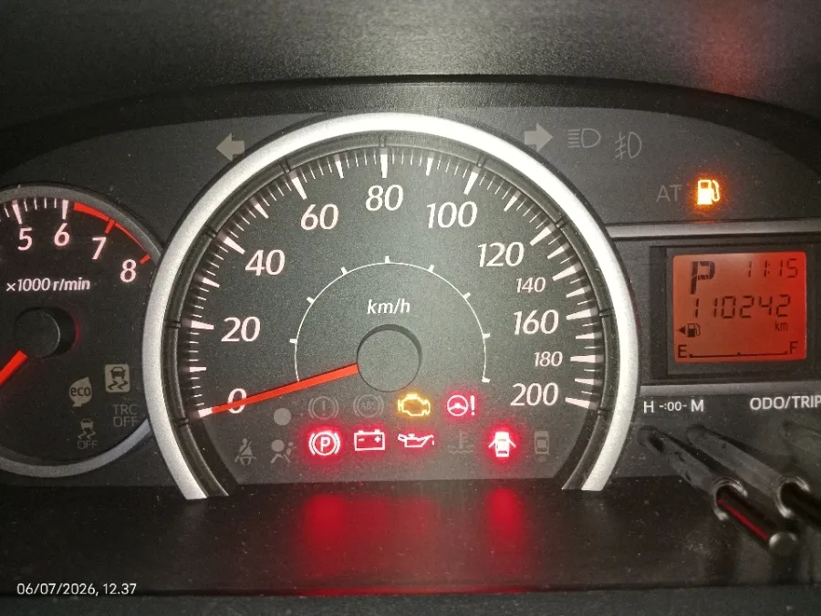 Foto Mobil Bekas Odometer Toyota Calya 1.2 G tahun 2019