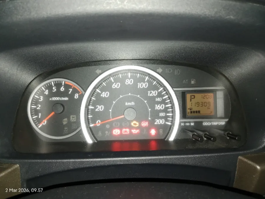 Foto Mobil Bekas Odometer Toyota Calya 1.2 G tahun 2020