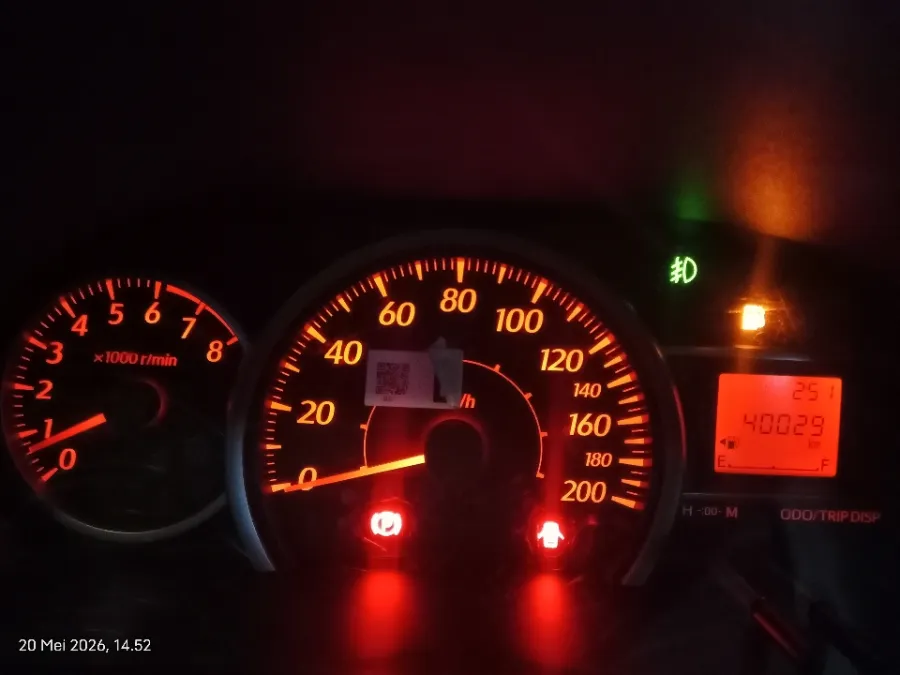 Foto Mobil Bekas Odometer Toyota Calya 1.2 G tahun 2020