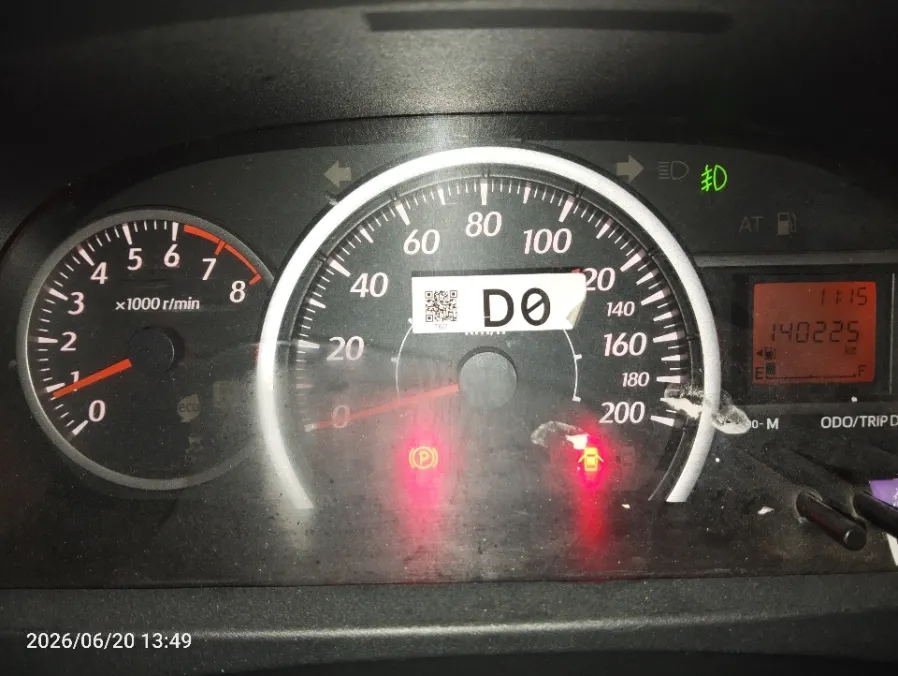 Foto Mobil Bekas Odometer Toyota Calya 1.2 G tahun 2020
