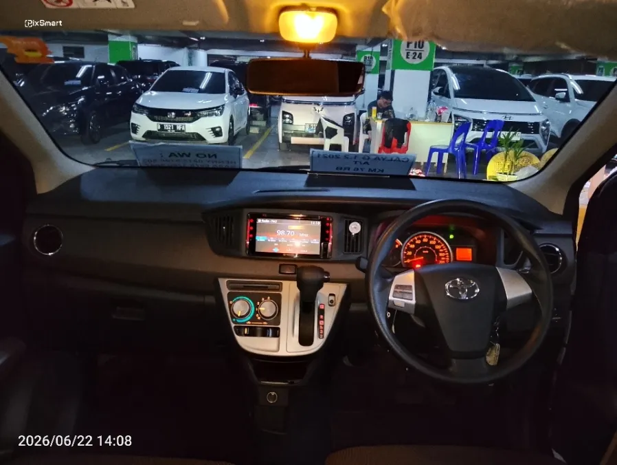Foto Mobil Bekas Dashboard Toyota Calya 1.2 G tahun 2021