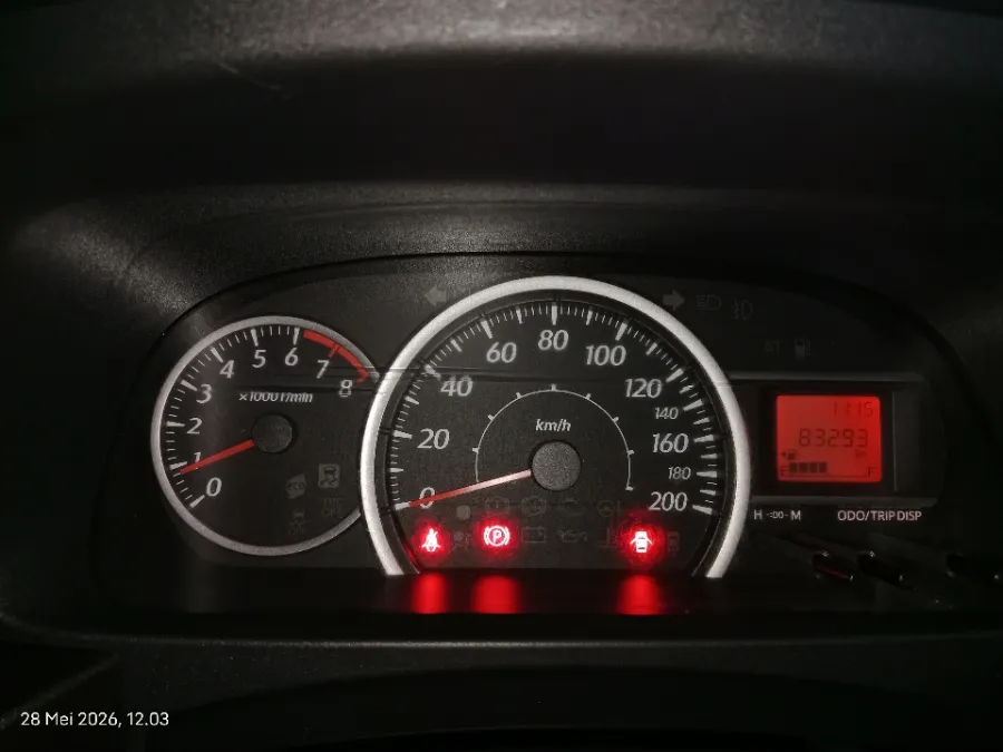 Foto Mobil Bekas Odometer Toyota Calya 1.2 G tahun 2024