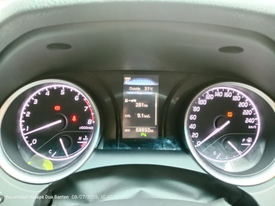 Foto Mobil Bekas Odometer Toyota Camry 2.5 V tahun 2019