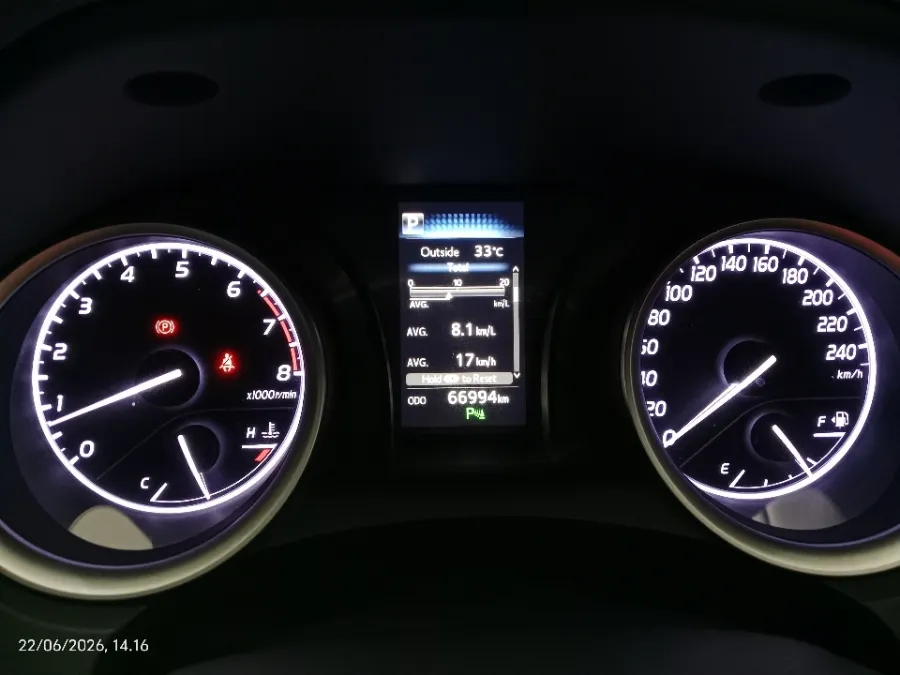 Foto Mobil Bekas Odometer Toyota Camry 2.5 V tahun 2019