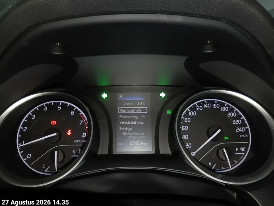 Foto Mobil Bekas Odometer Toyota Camry 2.5 V tahun 2019