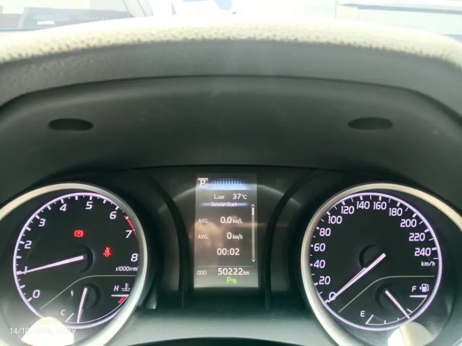 Foto Mobil Bekas Odometer Toyota Camry 2.5 V tahun 2019