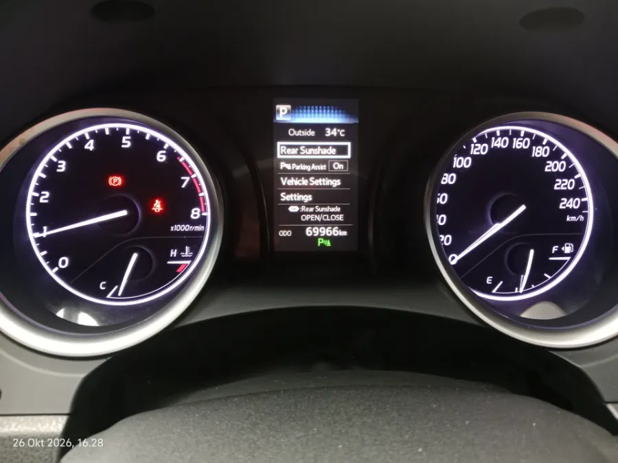 Foto Mobil Bekas Odometer Toyota Camry 2.5 V tahun 2019