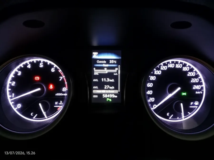 Foto Mobil Bekas Odometer Toyota Camry 2.5 V tahun 2020