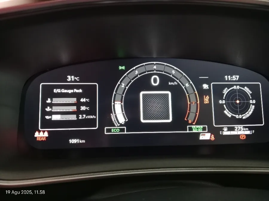 Foto Mobil Bekas Odometer Toyota Corolla 1.6 tahun 2024