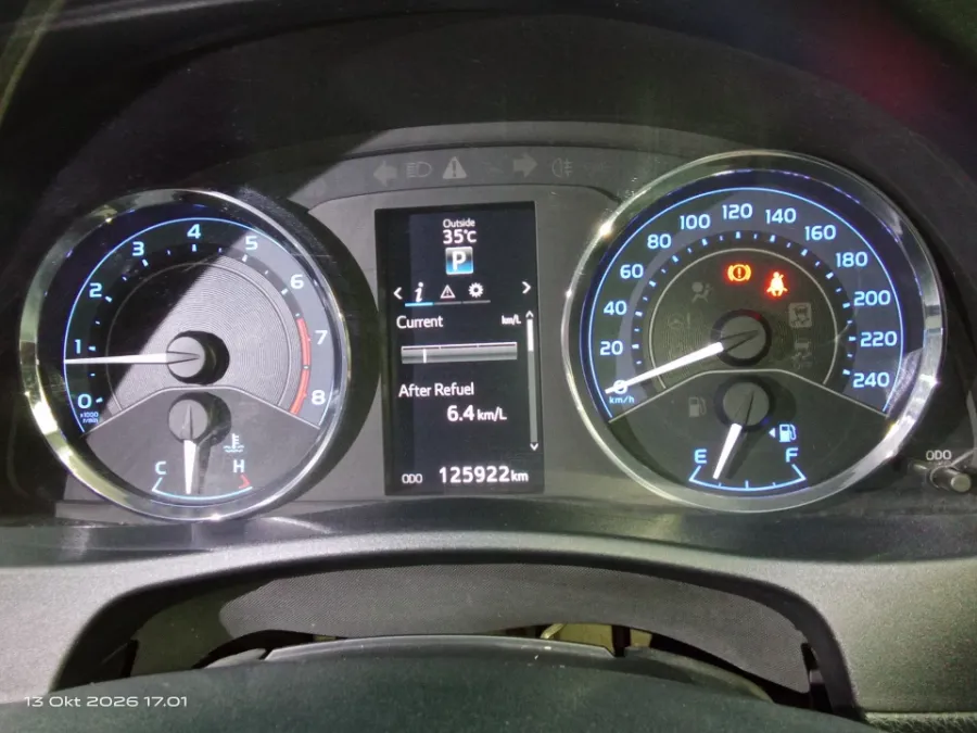 Foto Mobil Bekas Odometer Toyota Corolla Altis 1.8 V tahun 2017