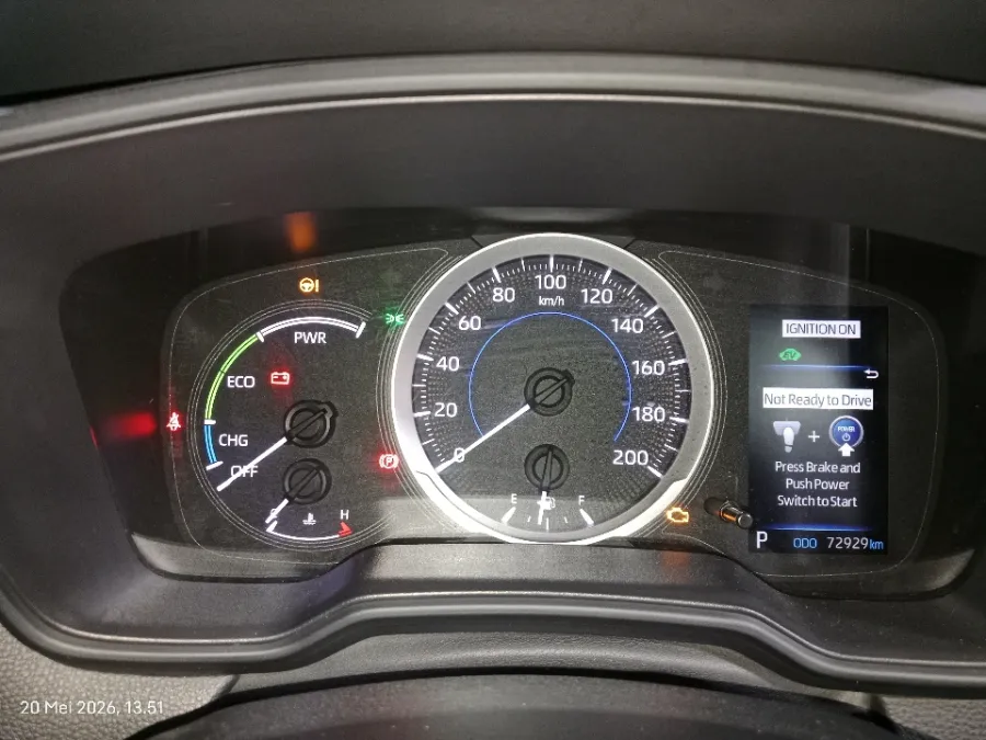 Foto Mobil Bekas Odometer Toyota Corolla Cross 1.8 Hybrid tahun 2020