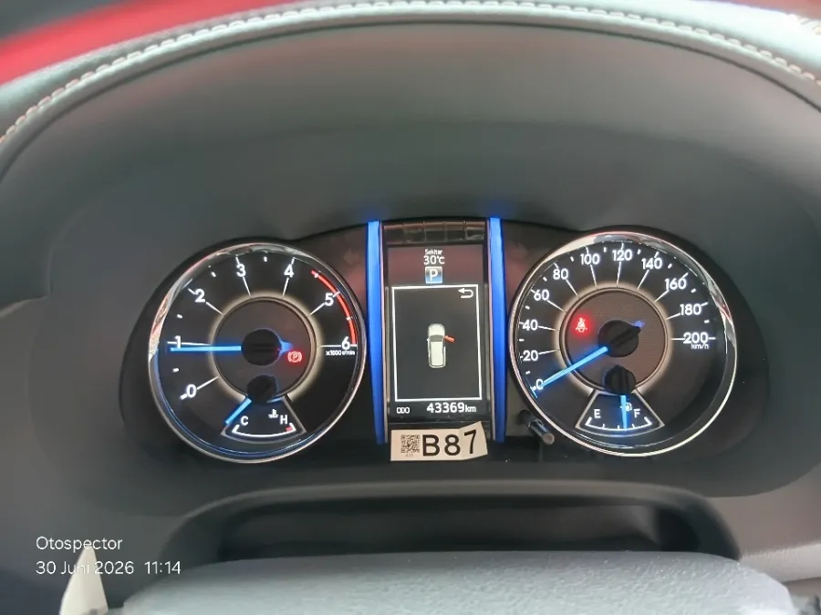 Foto Mobil Bekas Odometer Toyota Fortuner 2.4 4X2 VRZ tahun 2016