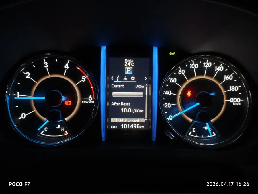 Foto Mobil Bekas Odometer Toyota Fortuner 2.4 4X2 VRZ tahun 2016