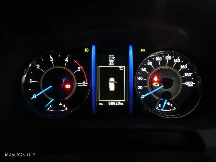 Foto Mobil Bekas Odometer Toyota Fortuner 2.4 4X2 VRZ tahun 2016