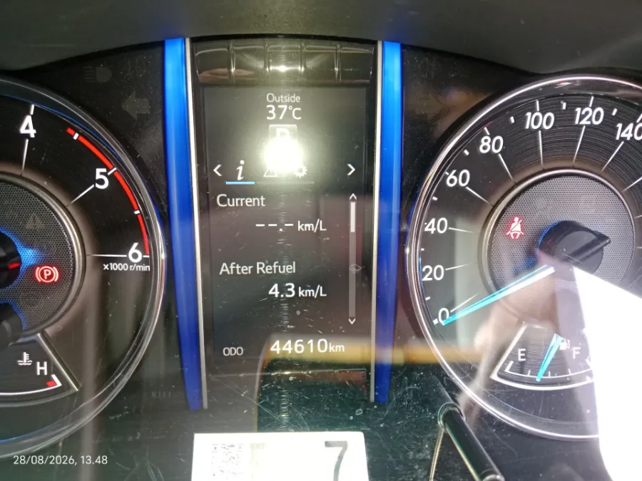 Foto Mobil Bekas Odometer Toyota Fortuner 2.4 4X2 VRZ tahun 2016