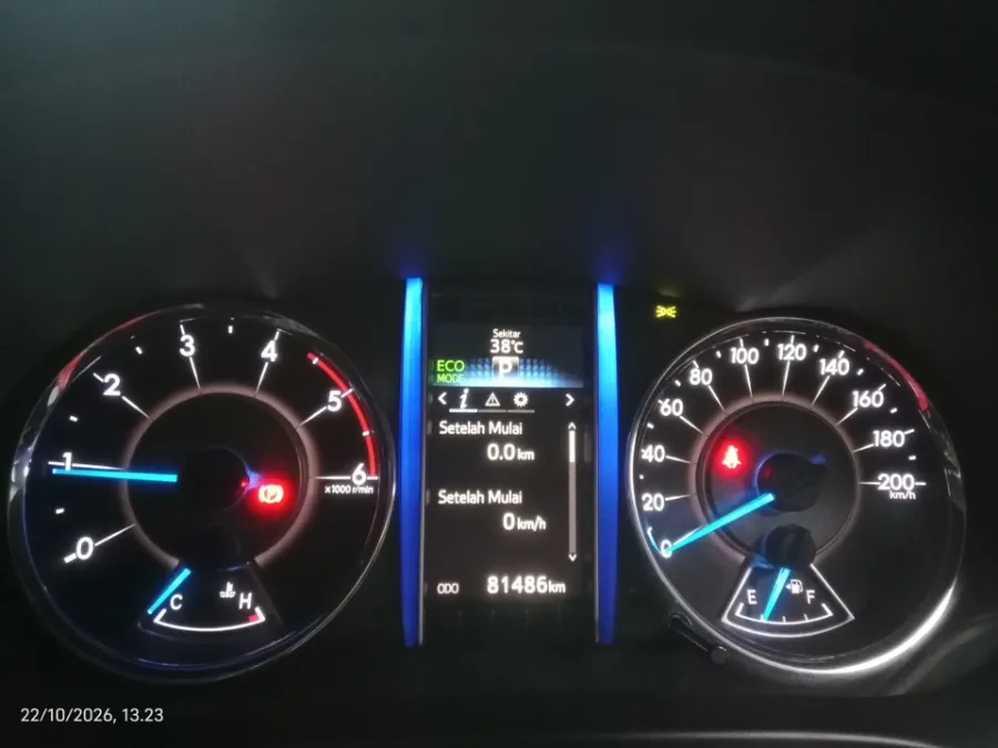 Foto Mobil Bekas Odometer Toyota Fortuner 2.4 4X2 VRZ tahun 2016