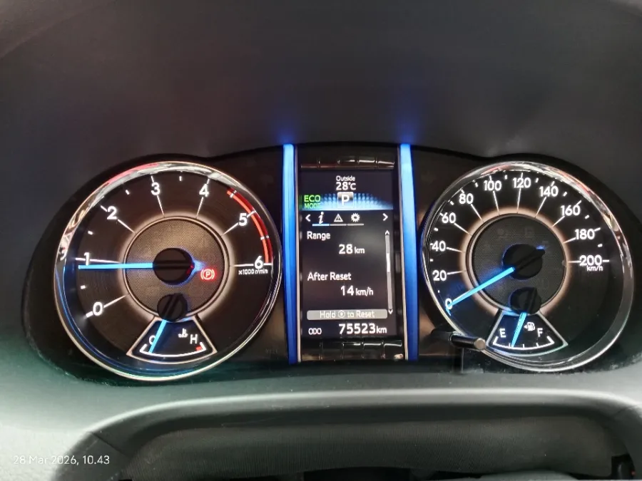 Foto Mobil Bekas Odometer Toyota Fortuner 2.4 4X2 VRZ tahun 2017