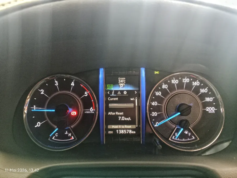 Foto Mobil Bekas Odometer Toyota Fortuner 2.4 4X2 VRZ tahun 2018