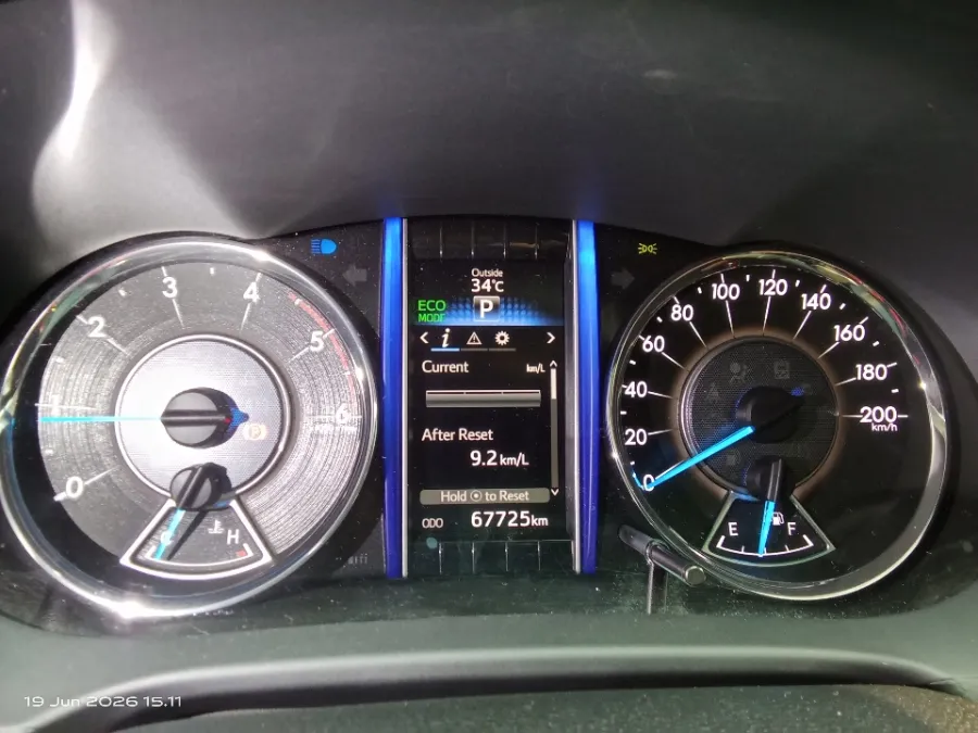 Foto Mobil Bekas Odometer Toyota Fortuner 2.4 4X2 VRZ tahun 2018