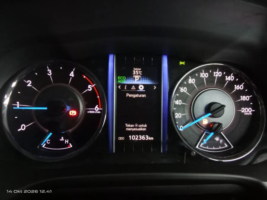 Foto Mobil Bekas Odometer Toyota Fortuner 2.4 4X2 VRZ tahun 2018