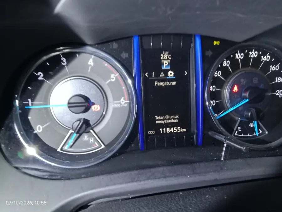Foto Mobil Bekas Odometer Toyota Fortuner 2.4 4X2 VRZ tahun 2019