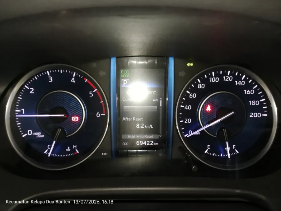 Foto Mobil Bekas Odometer Toyota Fortuner 2.4 4X2 VRZ tahun 2021