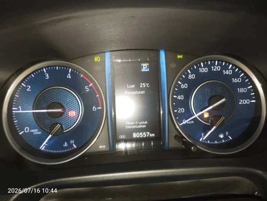 Foto Mobil Bekas Odometer Toyota Fortuner 2.4 4X2 VRZ tahun 2021