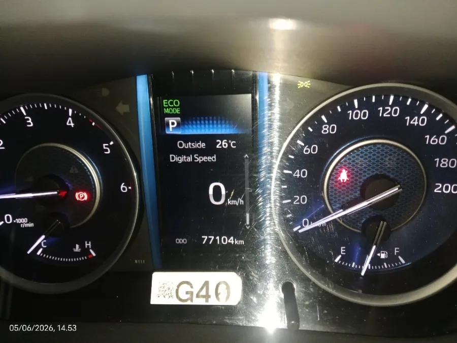 Foto Mobil Bekas Odometer Toyota Fortuner 2.4 4X2 VRZ tahun 2021