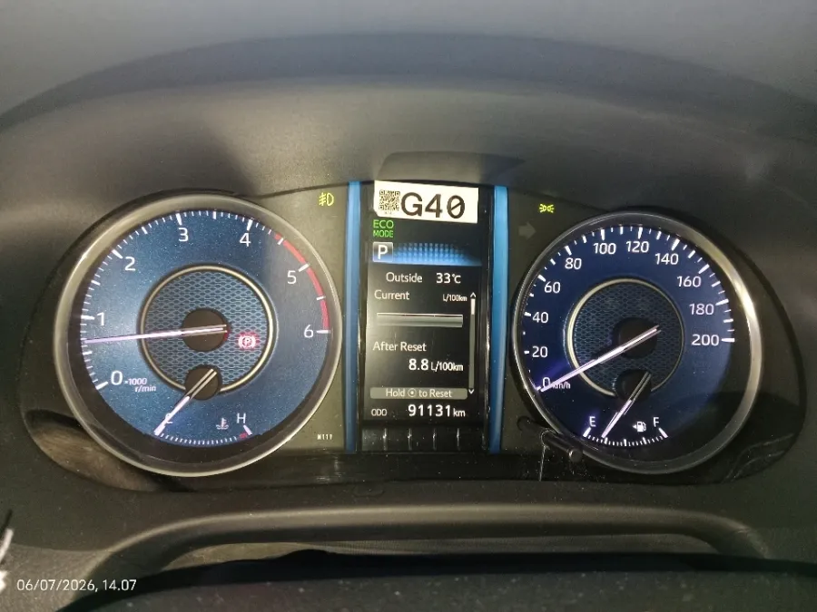Foto Mobil Bekas Odometer Toyota Fortuner 2.4 4X2 VRZ tahun 2021