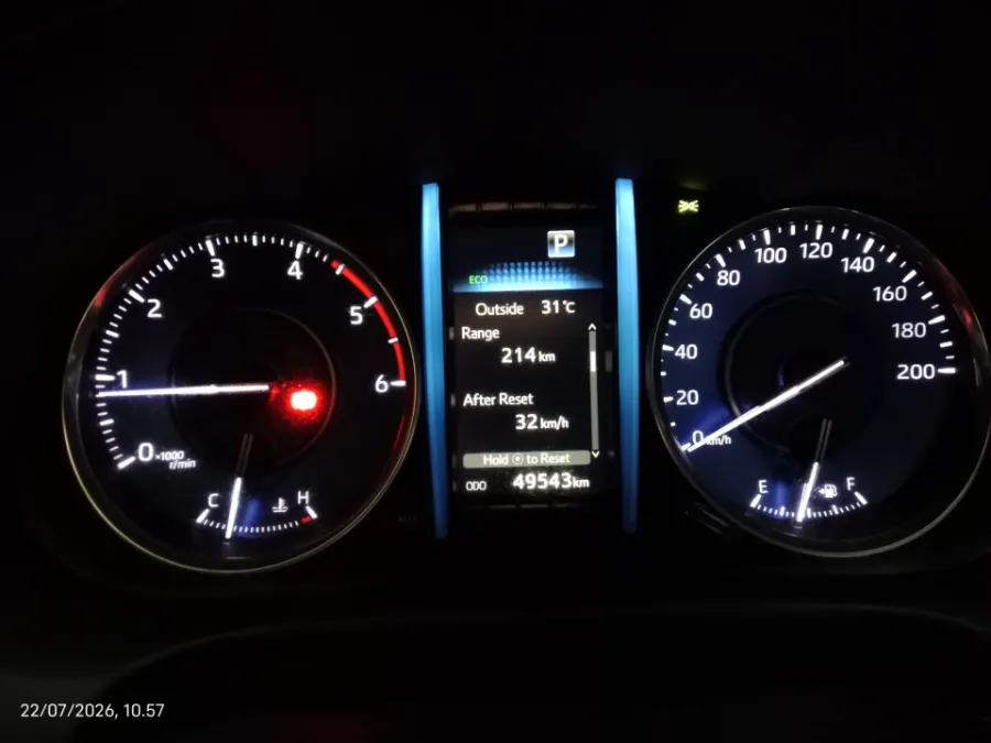 Foto Mobil Bekas Odometer Toyota Fortuner 2.4 4X2 VRZ tahun 2022