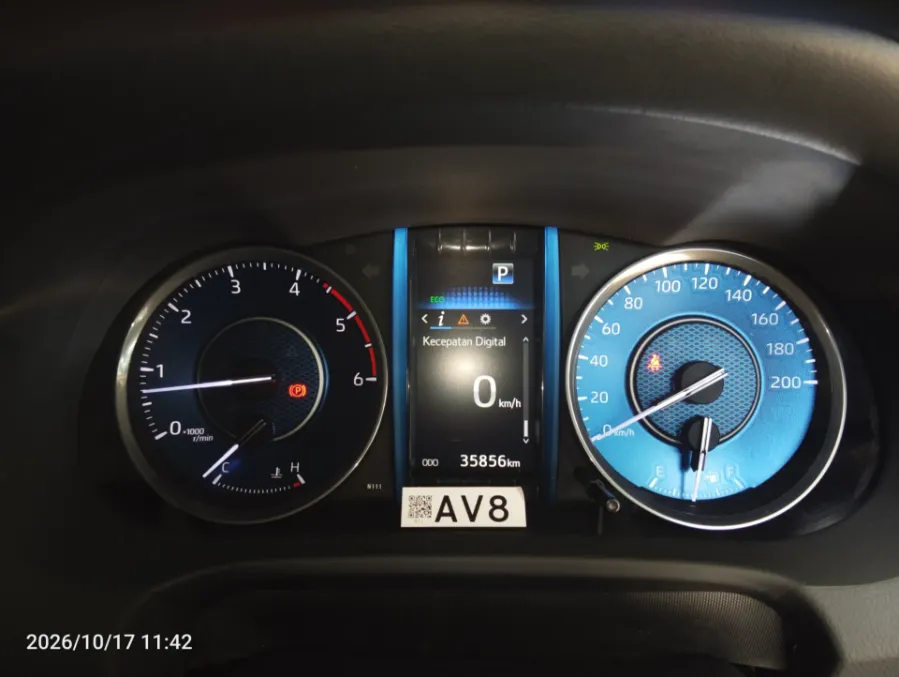 Foto Mobil Bekas Odometer Toyota Fortuner 2.4 4X2 VRZ tahun 2022