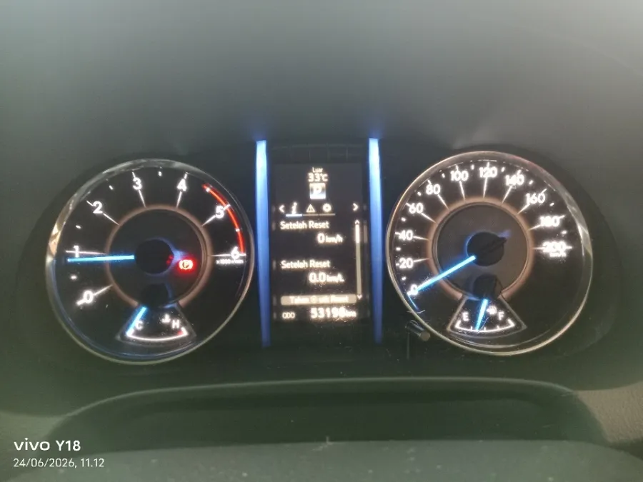 Foto Mobil Bekas Odometer Toyota Fortuner 2.4 4X2 VRZ TRD tahun 2019