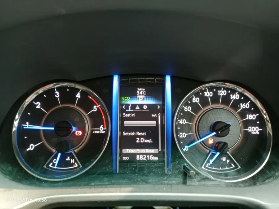 Foto Mobil Bekas Odometer Toyota Fortuner 2.4 G tahun 2018