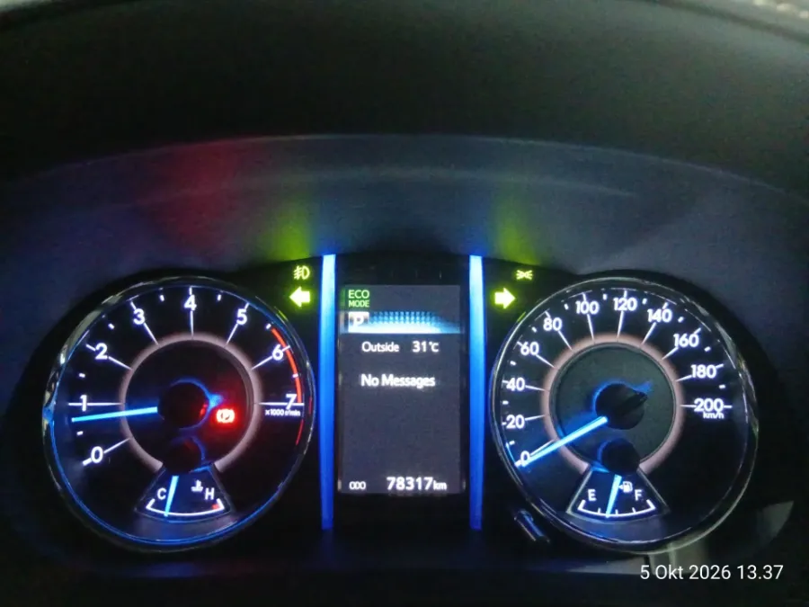 Foto Mobil Bekas Odometer Toyota Fortuner 2.7 SRZ tahun 2020