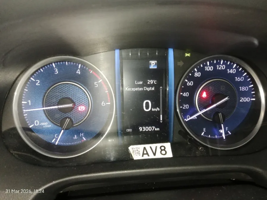 Foto Mobil Bekas Odometer Toyota Fortuner 2.8 4X2 VRZ tahun 2022