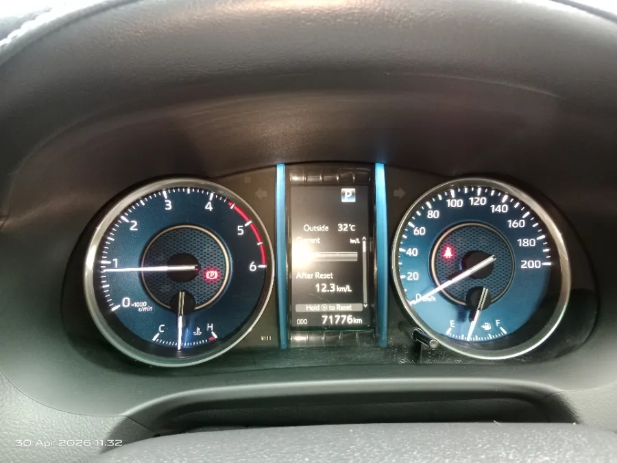 Foto Mobil Bekas Odometer Toyota Fortuner 2.8 4X2 VRZ tahun 2022