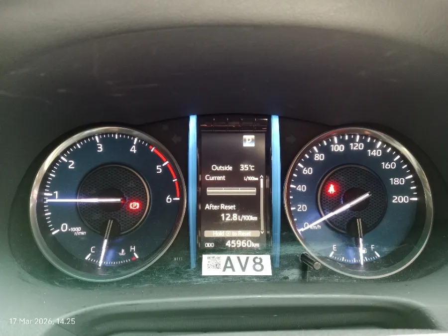 Foto Mobil Bekas Odometer Toyota Fortuner 2.8 4X2 VRZ tahun 2023