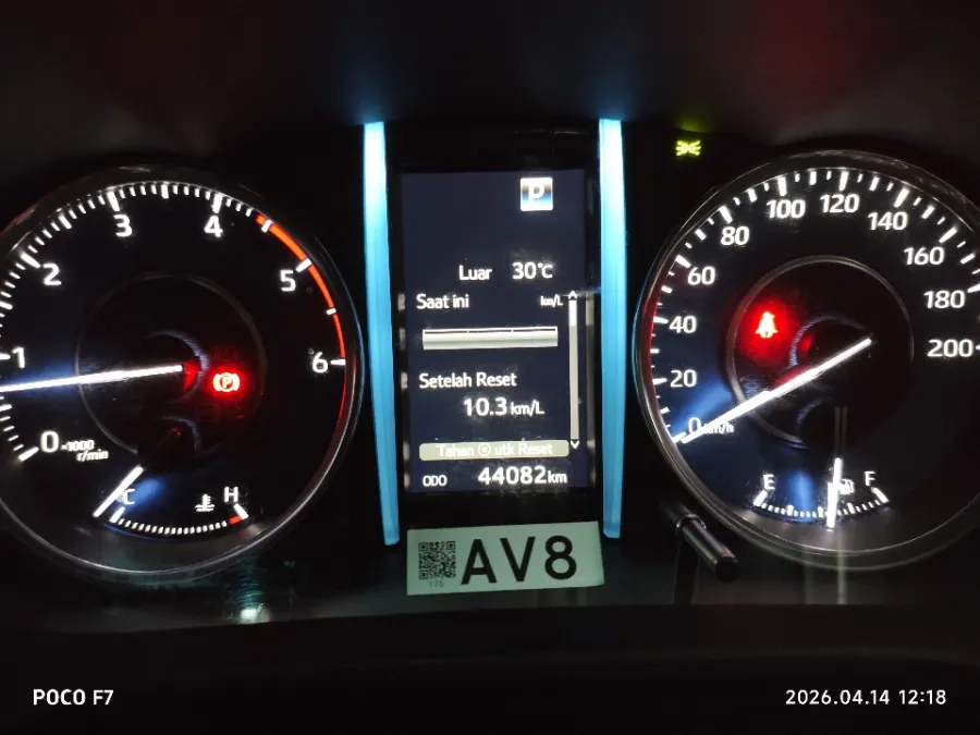 Foto Mobil Bekas Odometer Toyota Fortuner 2.8 4X2 VRZ tahun 2023