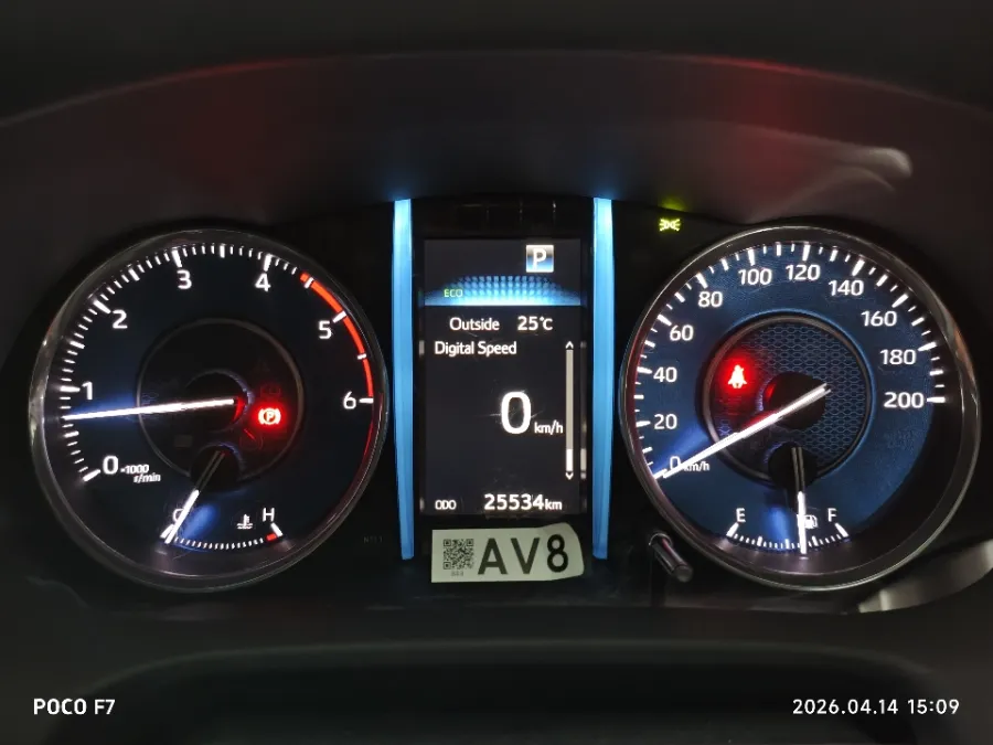 Foto Mobil Bekas Odometer Toyota Fortuner 2.8 4X2 VRZ tahun 2023