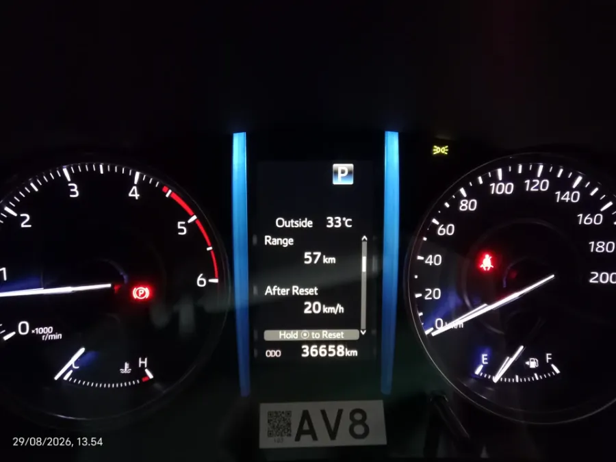 Foto Mobil Bekas Odometer Toyota Fortuner 2.8 4X2 VRZ tahun 2023
