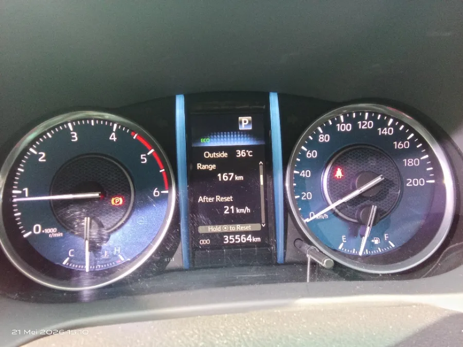 Foto Mobil Bekas Odometer Toyota Fortuner 2.8 4X2 VRZ tahun 2024