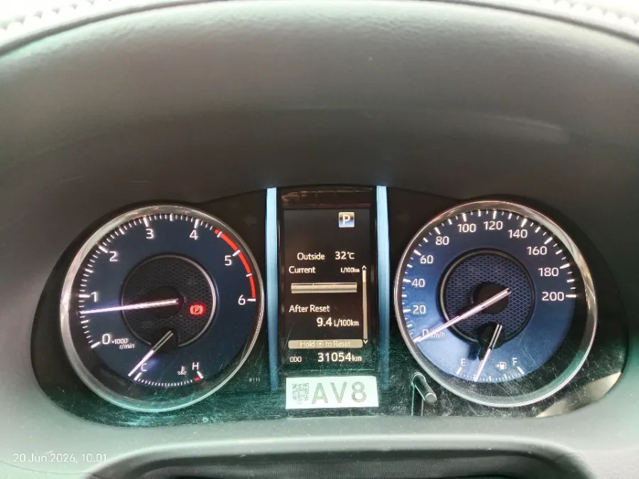 Foto Mobil Bekas Odometer Toyota Fortuner 2.8 4X2 VRZ tahun 2024