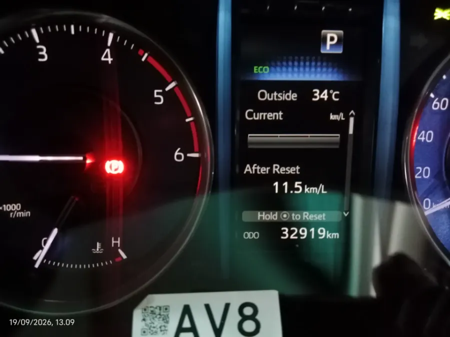 Foto Mobil Bekas Odometer Toyota Fortuner 2.8 4X2 VRZ tahun 2024