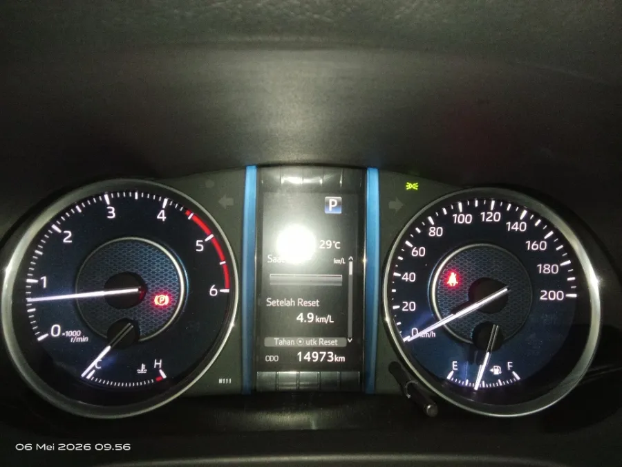 Foto Mobil Bekas Odometer Toyota Fortuner 2.8 VRZ TSS tahun 2024